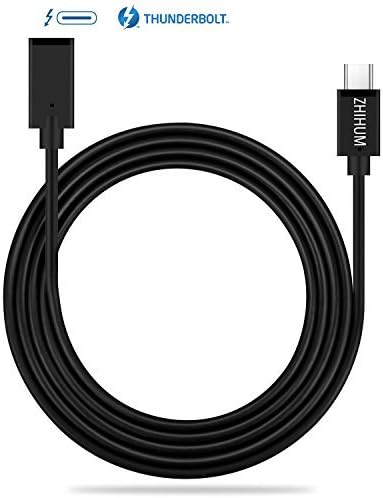 USB C Extension Cable for Nintendo Switch, ZHIHUM 【Thunderbolt 3+6ft】 Charging, Video & Audio & Data Transfer Extender Cord Compatible Nintendo Switch, MacBook Pro, USB-C HUB, Type C Devices