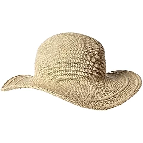 San Diego Hat Company Women's Brown Crochet Hat Cover