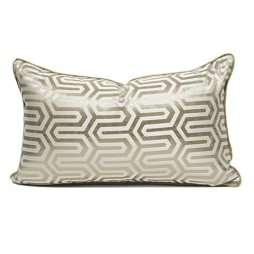 Oreiller hôtel modèle doux à motif géométrique pour lit - Dimensions 30x50CM - 5