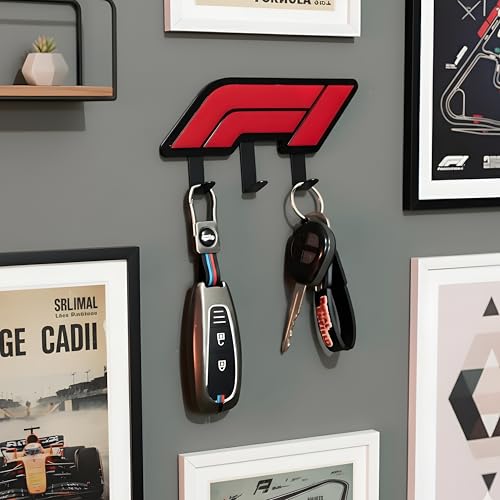 Image of Metal Key Holder | Wall Organizer with 3 Hooks | Durable Metal Construction | Stylish Living Room Decor | Holds Up to 5 kg | Premium Wall Accessory