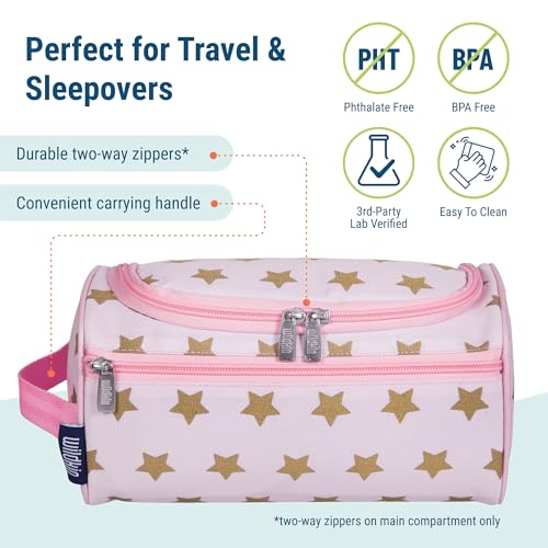 Image of Wildkin Toiletry Bag for Boys and Girls, Ideal for School, Weekend, or Overnight Travel