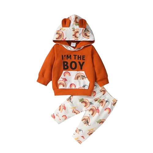 Borlai Baby Jungen Kleidung Outfit Langarm Niedlich Ohr Hoodie Sweatshirt...