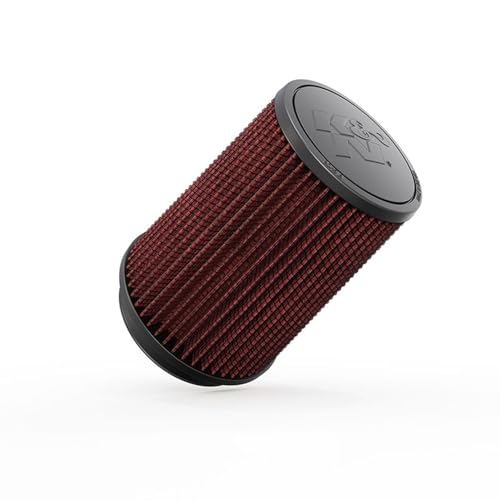 Image of K&N High-Flow Original Lifetime Universal Clamp-On Air Filter: High Performance, Premium, Washable: Flange Diameter: 4 In, Filter Height: 7 In, Flange Length: 0.625 In, Shape: Round Tapered, RU-2590