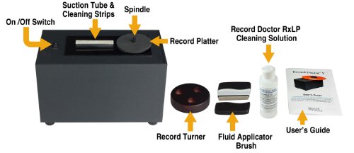 Record Doctor – High Performance Vacuum Cleaning Vinyl Record Washer And Lp Record Cleaning Machine, Includes Complete Kit And Applicator Brush #TOP2