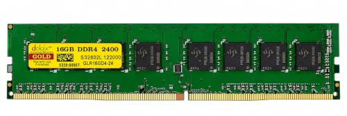 Image of Dolgix Gold 16GB DDR4 Desktop RAM 2400MHz (Memory) U-DIMM | Long-DIMM | CL- 17 | PC4-19200 | 2Rx8 Dual Rank | 5Year -Warranty (Made in India)