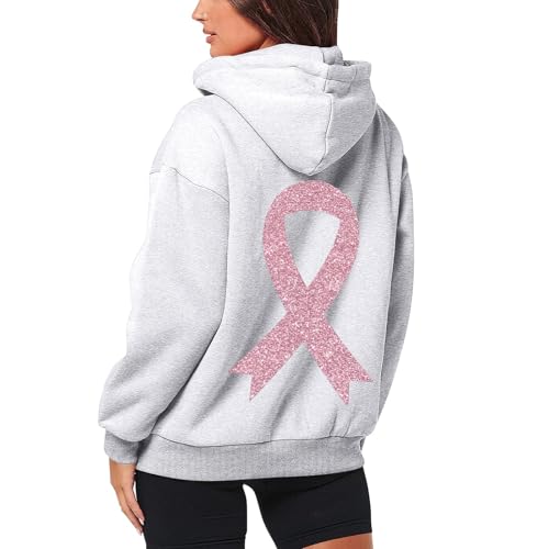 Sweat à capuche imprimé cancer du sein pour homme vêtement sensibilisation - 3