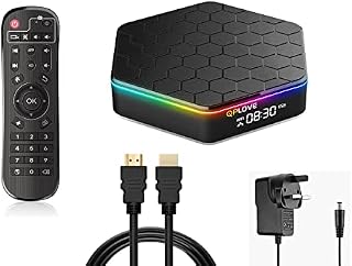 HONMY 2022 Android TV Box 12.0 4GB RAM 64GB ROM H618 Quad-Core Cortex-A53 CPU Mali-G31 MP2 TV Box Android 3D 6K Smart TV Box Support WiFi6 2.4Ghz/5.0Ghz WiFi BT5.0 Ethernet LAN 10/100M Set Top Box