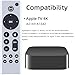 Universal Replacement for Apple-TV-4K-Remote Control, for Apple TV 4K/HD(1,2,3,4,5 Gen) Remote Control (NO Voice)