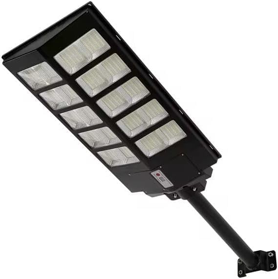 MF artSHOP Lampione Solare LED 800W da Esterno con Telecomando e Sensore di Movimento – Impermeabile IP65, 672 LED Ultra Luminosi, Pannello Solare Alta Efficienza per Giardino o Cortile