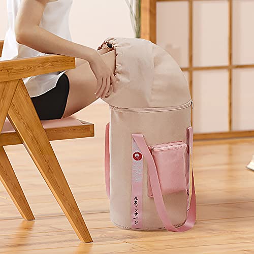 Tina para pies plegable portátil con aislamiento y bolsa miniatura 1