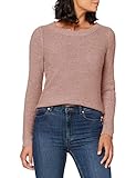 längerer Rücken ONLY Damen ONLGEENA XO L/S KNT NOOS Pullover, Misty Rose, XS