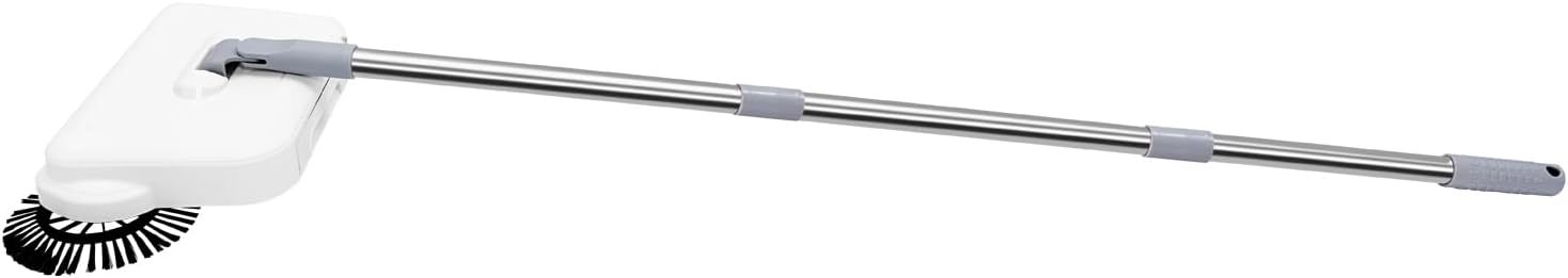 Manual Floor Cleaner with Bilateral Brush - Push Floor Sweeper for Collecting Dirt and Crumbs - Hang or Upright Store - Efficient Floor Sweeping Machine