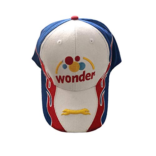 Wonder Baseball Cap Ricky Bobby Talladega Nights 26 Costume Hat Bread Racecar Multi-Color