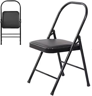 Eqvexd Yoga Chairs,Iyengar Yoga Chair,Yoga Inversion Chair,Pune Yoga Chair Metal Yoga Chair,Yoga Assist Chair,Senior Yoga Chair 2 Bar,Black
