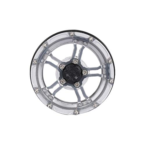 Ajcoflt 2 pcs Kit de Roda de Bloqueio de Cubo de Roda de Aço para Pneus 1.9in 1/10 Traxxas Hsp Redca