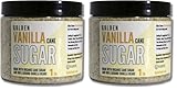 Bakto Flavors Golden Vanilla Cane Sugar, 1-pound Jar (Pack of 2)