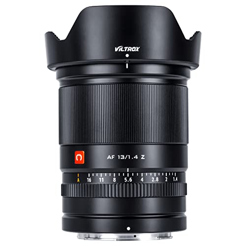 VILTROX 13mm F1.4 f/1.4 Nikon z Mount Lens, Super Wide Angle Autofocus APS-C Lens for Nikon Z50 Z30 Z6II Z7II Z6 Z7