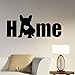Produktbild Crjzty Weltraum wandsticker Hund Silhouette Wandtattoo abnehmbare Vinyl französische Bulldogge Wandaufkleber Tier Dekoration Haustier Salon Wandmalerei Poster