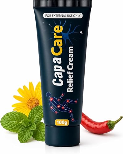 Original Capacare Neuropathy Relief Cream Neurosoothe Formula Nerve Cream Contains Capsaicin Arnica Menthol Msm and Glucosamine Suitable for Feet Hands Legs Muscles Joints and Waist