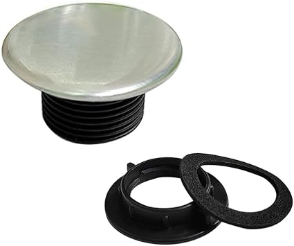 Stainless Steel Sink Tap Cover - 1.2 to 1.6 Inch Diameter