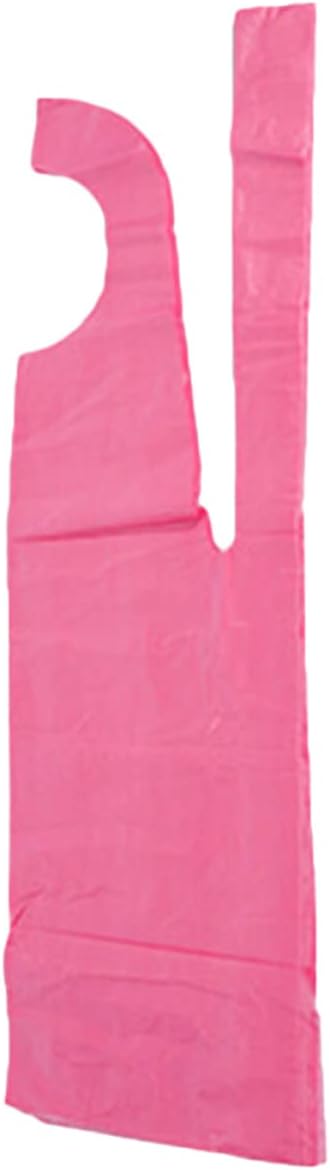 100pcs Disposable Dishwashing Aprons Plastic Baking Aprons for Women Chemical Resistant Oil Cooking Kitchen Restaurant