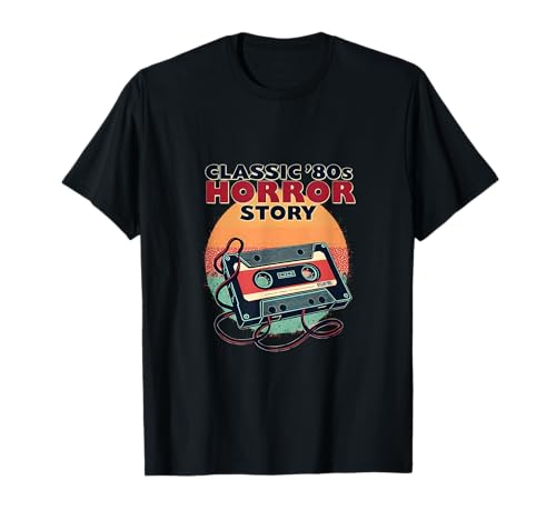 Classic 80s Horror Story Cassette T-Shirt
