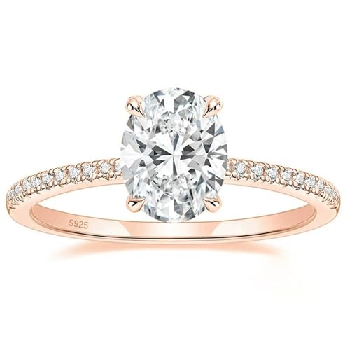 Bague de mariage zirconium KnSam, sublimer vos soirées en halo ovale