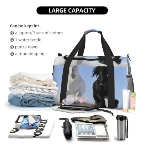 Bolsa de lona grande impermeable para deportes, playa y piscina 6