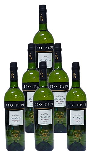 Amazon.co.jp: ティオペペ 15度 750ml シェリー 6本セット : 食品
