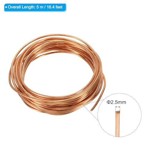 PATIKIL 16 Feet Solid Bare Copper Wire - Image 2