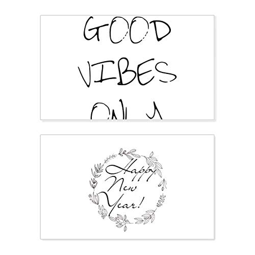 Tarjeta conmemorativa «Good Vibes Only» ideal para decorar tu escritorio o regalar