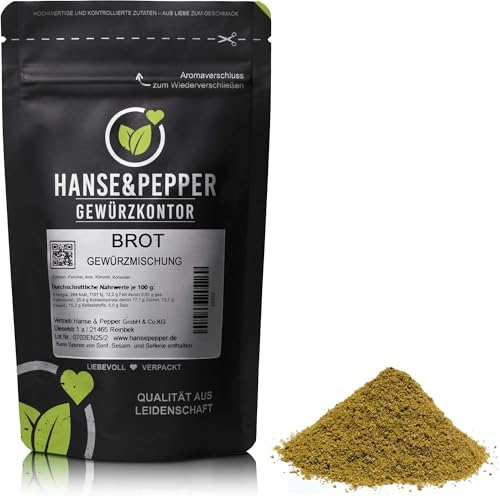 100g Brotgewürz fein gemahlen Gewürze rustikal aromatisch Brot 100% Vegan Gourmet