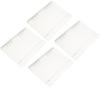 NUOBESTY 8 Peças A6 Capa Protetora Pasta Bloco De Notas Diários De Couro Pasta De Arquivo Bloco De Notas Protetor De Capa De Caderno Pessoal Capa De Fichário De Folhas Soltas Capa De