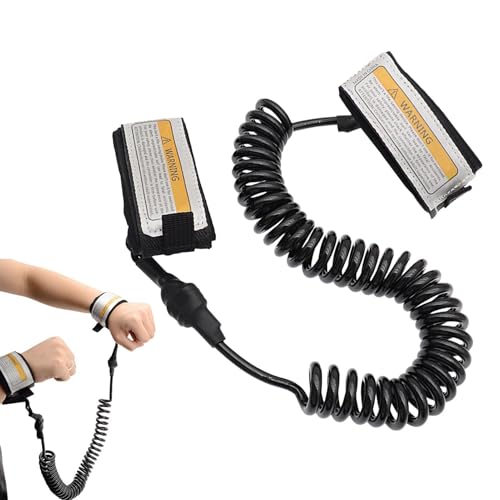 Cordón en espiral de buceo – Cuerda de resorte de TPU de 0,6 cm | Buceo con diseño antipérdida, eslabón de seguridad subacuática, uso de esnórquel | Equipo de cuerda de seguridad Divıng para deportes