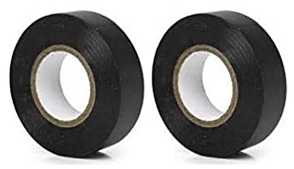 On Blow PVC Self Adhesive Insulation Electrical Tape 20 Meters (Pack of 2) | Black Color | Each Roll 20 Meters (B0CLVLG94H) Amazon Price History, Amazon Price Tracker