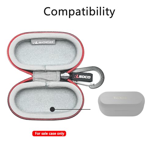 RLSOCO Carrying Case for Technics EAH-AZ80E-K/EAH-AZ60E-K Wireless Earbuds (Case Only)