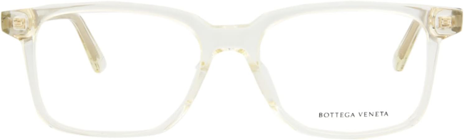 ボッテガヴェネタ 正方形/長方形光学フレーム ベージュ透明 高級アイウェア イタリア製アセテートフレーム デザイナー ファッション 日常贅沢
