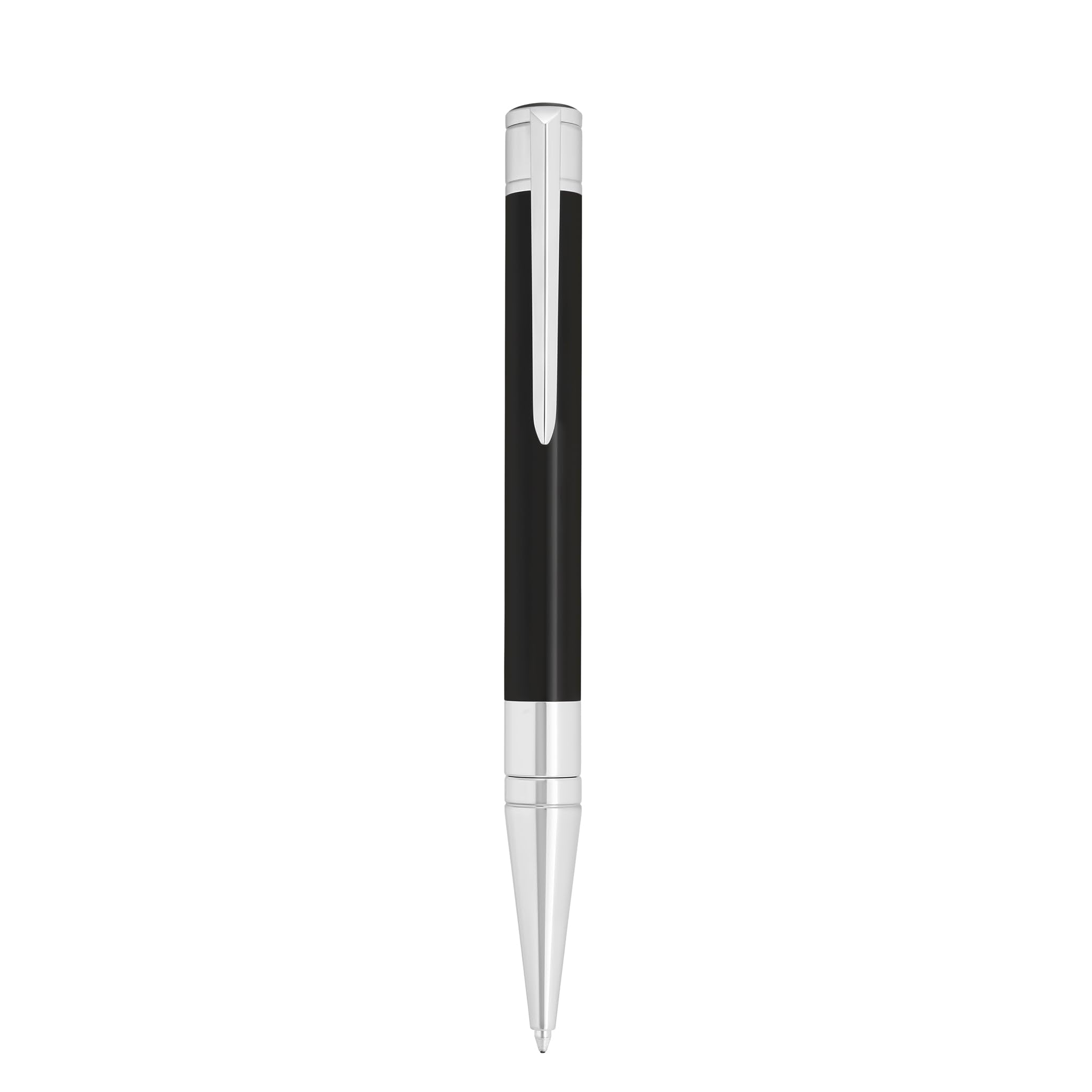 S.T.Dupont Kugelschreiber Initial, Schwarz/Chrom