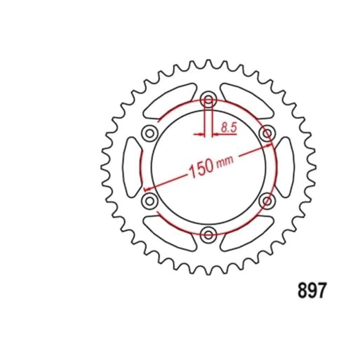 Kit pignons moto 520 vert haute résistance pour TC TE TX 250