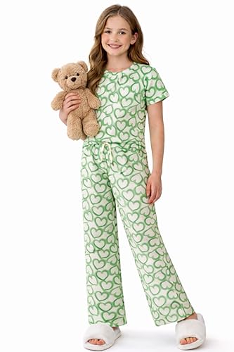 Image of TotzTouch Night Dress Kids Girls - Soft, Comfy & Adorably Stylish Printed Pyjama Set Age 6 Months to 15 Years