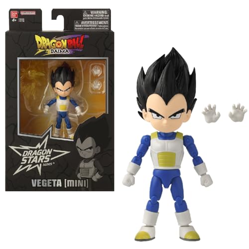 BANDAI Dragon Ball Daima Figura de Acción Dragon Stars Kid Vegeta de 17 cm, De la Famosa Serie de Televisión Dragon Ball Daima 2024, Articulada y Multicolor, Modelo 40736