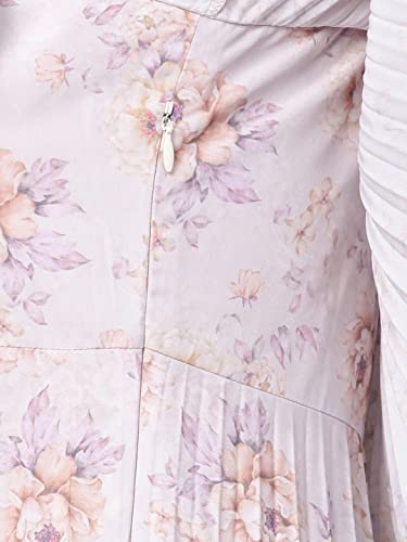 Image of Sassafras Women Floral Strappy Pleated Maxi Dress