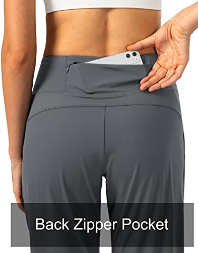 Image of Soothfeel Women's Joggers with Zipper Pockets High Waisted Athletic Workout Yoga Pants Joggers for Women