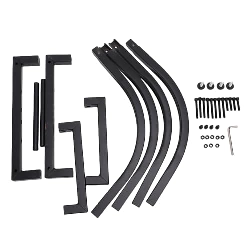 Support à bois de chauffage compact grand format range-bûches en métal étanche avec accessoires