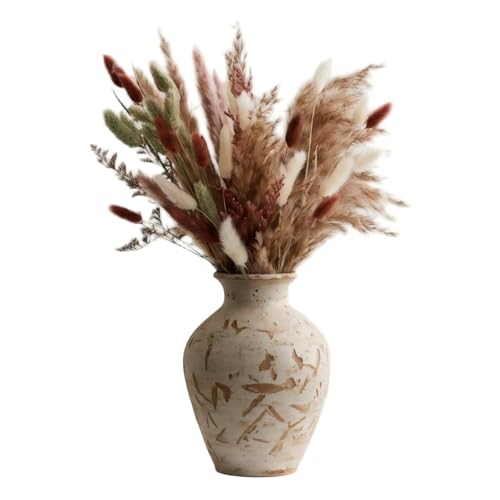 Bouquet de Flores Secas Boho con Pasto Pampas y Cola de Conejo miniatura 1