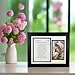First Grandchild Photo Frame With Poem- Gift for First Time Grandparents - Pregancy Reveal Gift for Grandparents (Black - Non Personalized)