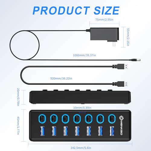 Hub USB 3.2 à 7 ports : organisez votre bureau de télétravail sur Mac - 7