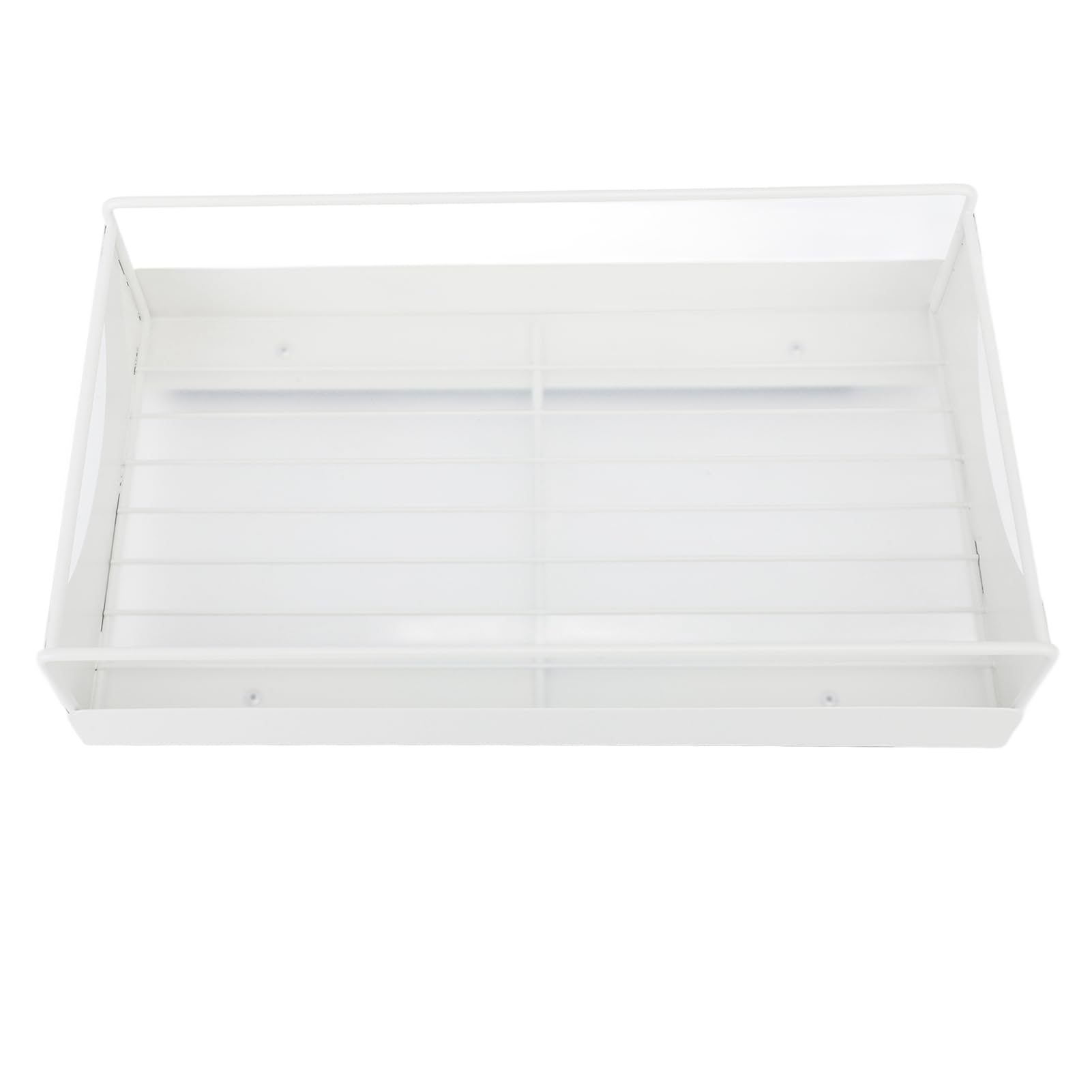 Wyciągnij Organizator szaf | Gładka ślizgowa szuflada do spiżarni/łazienki/garderoby | Stal węglowa pod szelfem do magazynowania (White)