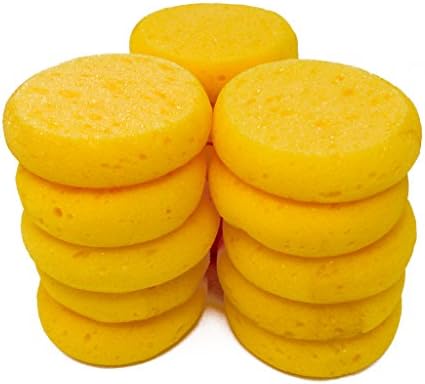 Stoned Studio | 3.5 Inch Artist Sponge | Painting Sponge | Watercolor | Crafts | Clay | Ceramics | Face Painting | Household Use |15 pcs