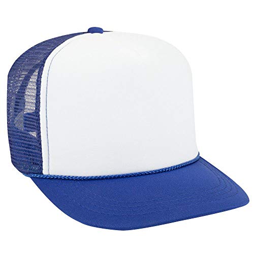 OTTO Polyester Foam Front Youth 5 Panel High Crown Trucker Hat